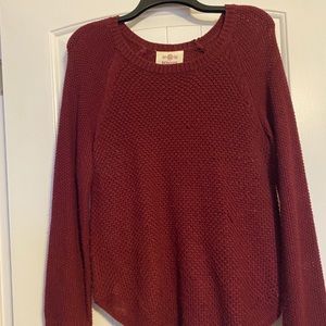 Scope neck sweater